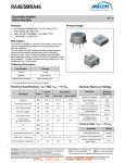 RA46/SMRA46 Cascadable Amplifier 1000 to 4000 MHz