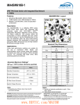 MA4SW610B-1 SP6T PIN Diode Switch with Integrated Bias Network 2 - 18GHz