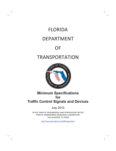 FLORIDA DEPARTMENT OF TRANSPORTATION