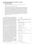 The Maximal Invariance Group of Newton's Equations for a Free Point Particle