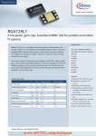 BDTIC BGA728L7 A low-power, gain-step, broadband MMIC LNA for portable and mobile