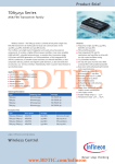 Product Brief TDA525x Series ASK/FSK Transceiver Family