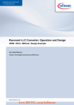 BDTIC www.BDTIC.com/infineon Resonant LLC Converter: Operation and Design 250W 33Vin 400Vout Design Example