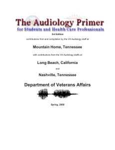 Audiology Primer