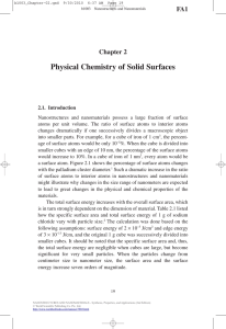 Cao-Wang - Physical Chemistry of Solid Surfaces - Chapter 2 of Nanostrcutures and Nanomaterials.