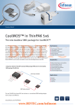 BDTIC CoolMOS™ in ThinPAK 5x6 The new leadless SMD package for CoolMOS™