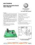 NCV7703GEVB NCV7703 Evaluation Board User's Manual •