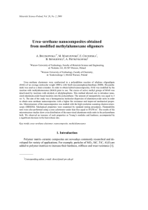 Urea–urethane nanocomposites obtained from modified methylalumoxane oligomers A. B