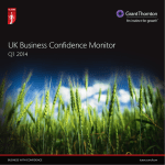 UK Business Confidence Monitor Q1 2014 BUSINESS WITH CONFIDENCE icaew.com/bcm