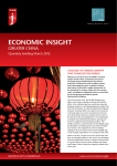 economic insight GREATER CHINA Quarterly briefing March 2012 a DecaDe oF chinese groWth