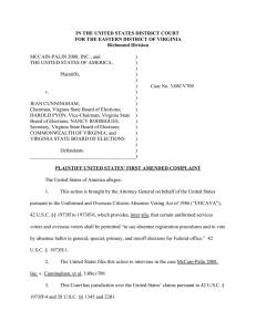 Exhibit - First Amended Complaint