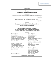 Brief amicus curiae of the Brennan Center for Justice at NYU School of Law