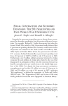 Fiscal Contraction and Economic Expansion: The 2013 Sequester and