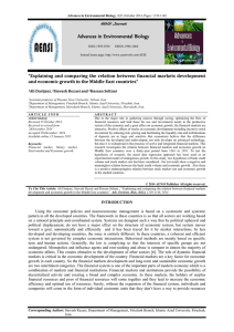 Advances in Environmental Biology