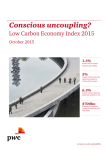 Conscious uncoupling? Low Carbon Economy Index 2015 October 2015 1.3%