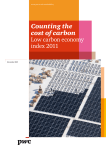 Counting the cost of carbon Low carbon economy index 2011