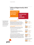 Cities of Opportunity 2014 Dubai Lowest tax rate
