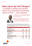 What about the 2015 Budget? where to go instead of wondering