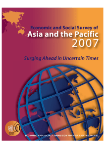 2007 Asia and the Pacific Surging Ahead in Uncertain Times