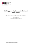 Shifting gear: why have neutral interest rates fallen?
