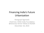 Financing India’s Future Urbanization