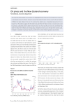 Oil prices and the New Zealand economy Felix Delbruck, Economics Department