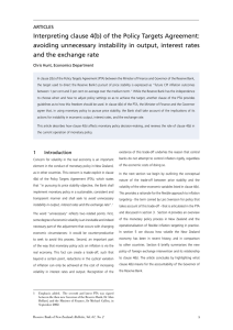 Interpreting clause 4(b) of the Policy Targets Agreement: