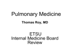 Pulmonology - Dr. Roy