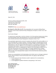 Joint Comments to FDA on “Recommendations for Assessment of Blood Donor Suitability, Donor Deferral and Blood Product Management in Response to Ebola Virus” Draft Guidance