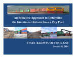 An Initiative Approach to Determine STATE  RAILWAY OF THAILAND