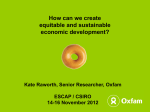 How can we create equitable and sustainable economic development?