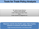 Tools for Trade Policy Analysis