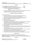 Sample Resume 3