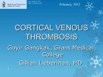 Cortical Venous Thrombosis