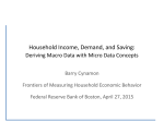 Household Income, Demand, and Saving:
