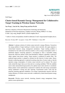 Cluster-based Dynamic Energy Management for Collaborative Target Tracking in Wireless Sensor Networks