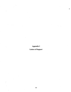Appendix  I Letters  of  Support 122