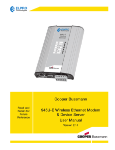 945U-E Ethernet Modem