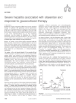 Severe hepatitis associated with sitaxentan and response to glucocorticoid therapy LETTER