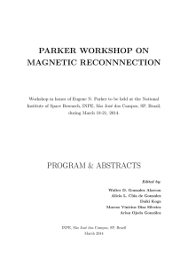 PARKER WORKSHOP ON MAGNETIC RECONNNECTION