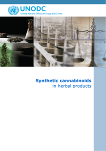 Synthetic cannabinoids in herbal products