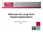 Silicones for Long Term Implant Applications  Medical Silicone Conference