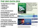 THE BIG DATA ERA - Computational Genomics Laboratory