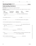 Understanding Inheritance Key Concept alleles chromosomes dominant