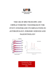 THE USE OF SPECTROSCOPIC AND DIFFRACTOMETRIC TECHNIQUES IN THE