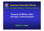 Wilms rotto - Società Italiana di Chirurgia Pediatrica