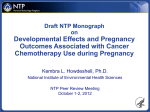 Developmental Effects and Pregnancy Outcomes Associated with Cancer Chemotherapy Use during Pregnancy