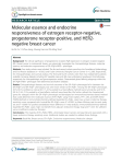 Molecular essence and endocrine responsiveness of estrogen receptor-negative, progesterone receptor-positive, and HER2-