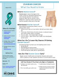 OVARIAN CANCER What You Need to Know  What Is