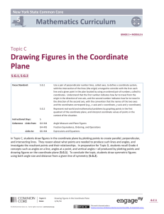 Drawing Figures in the Coordinate Plane Mathematics Curriculum 5